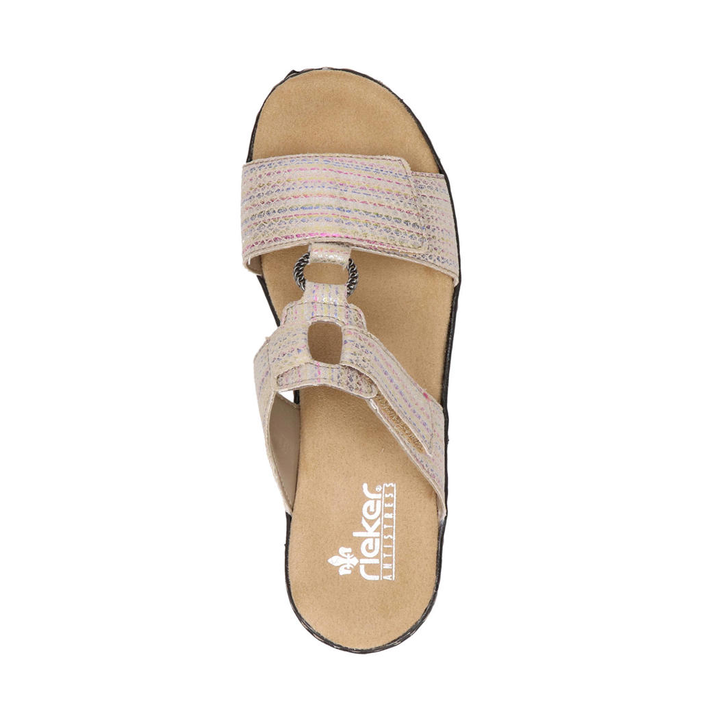 Rieker Antistress slippers beige | wehkamp