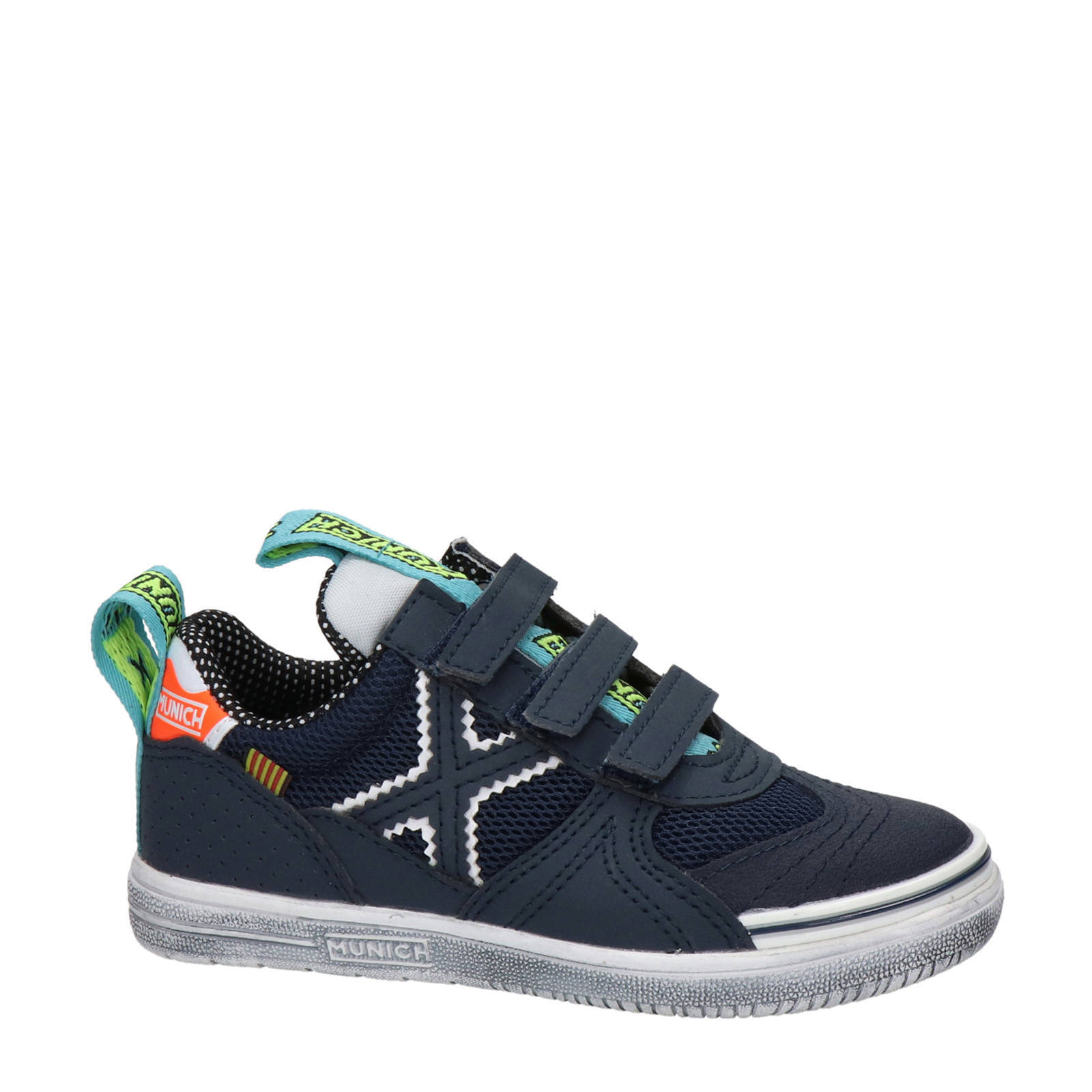 Munich sneakers blauw | wehkamp