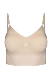 thumbnail: MAGIC Bodyfashion niet-voorgevormde bh top Low Back Bra beige