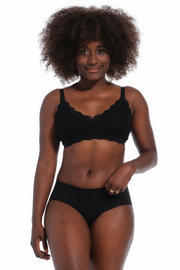 thumbnail: MAGIC Bodyfashion niet-voorgevormde voedingsbh Mama Lace Bralette zwart