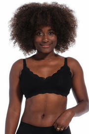 thumbnail: MAGIC Bodyfashion niet-voorgevormde voedingsbh Mama Lace Bralette zwart