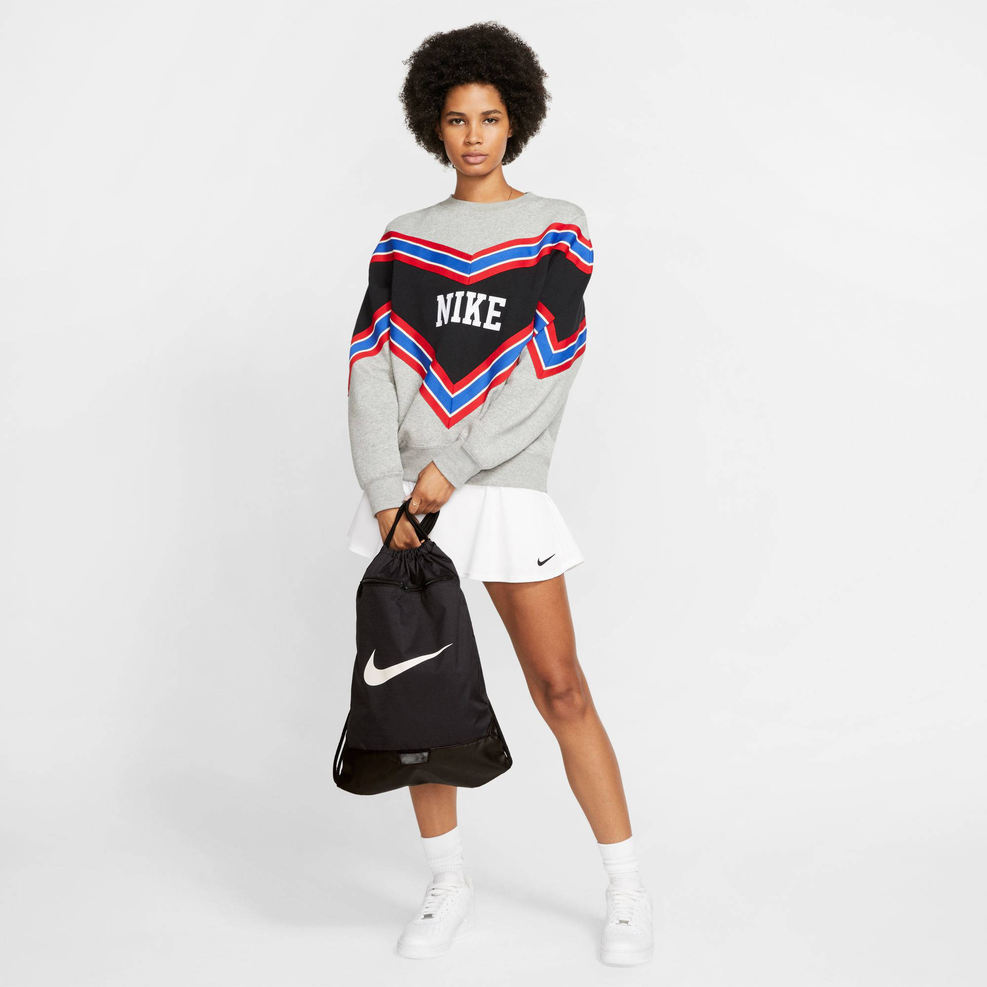 Nike sporttas blauw | wehkamp