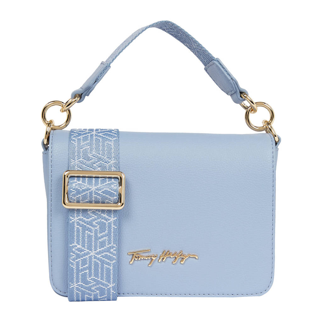 Tommy Hilfiger crossbody tas Joy Mini lichtblauw