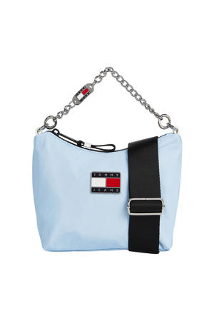  schoudertas met logo lichtblauw