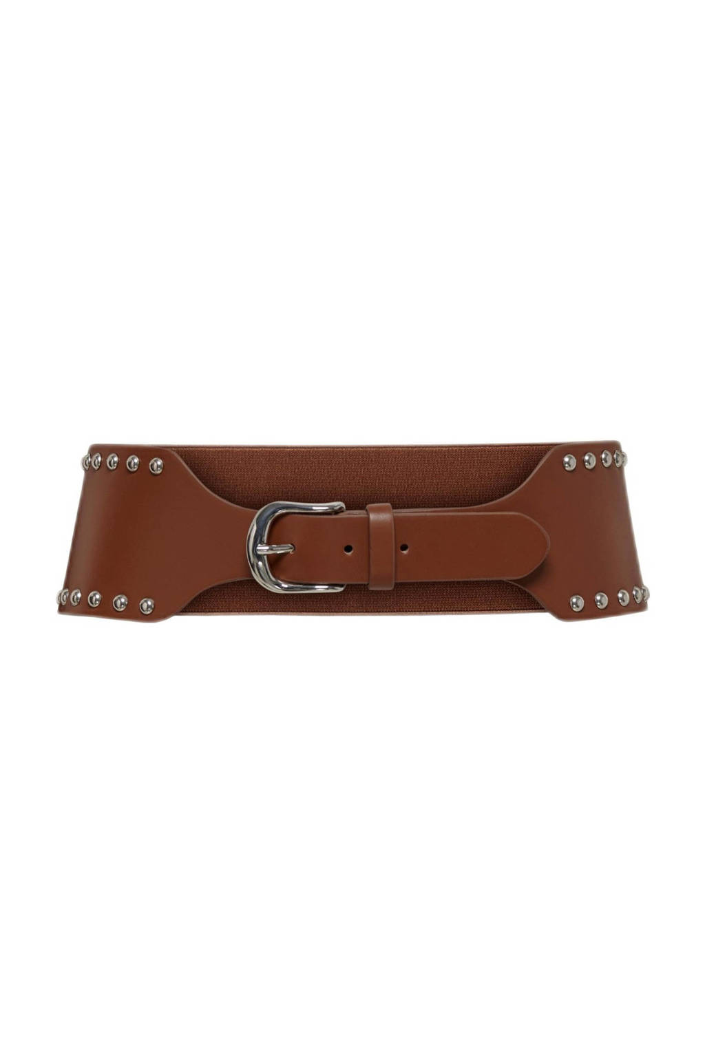 ONLY CARMAKOMA Plus Size tailleriem CARRITA met studs bruin