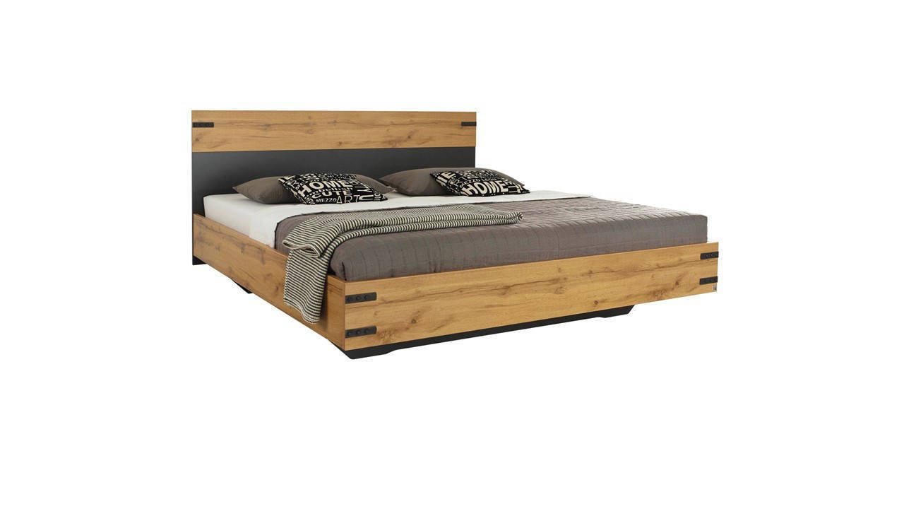 Beter Bed Basic Bed Denver 140 x 200 cm grijs online kopen