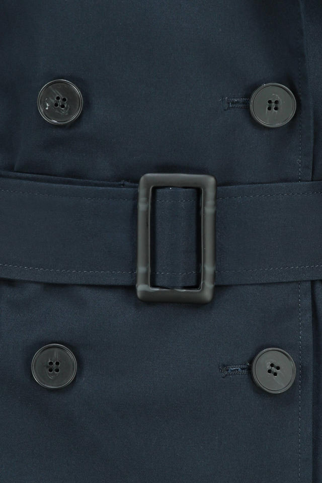 erts Pak om te zetten Kilauea Mountain Expresso trenchcoat jas met ceintuur donkerblauw | wehkamp