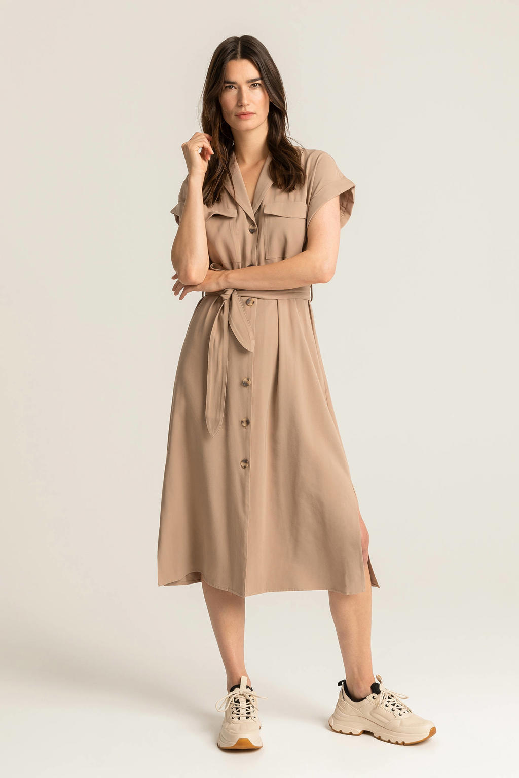 Blousejurk met Knoopsluiting