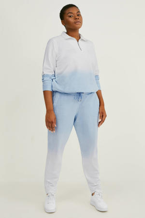 dip-dyeregular fit Disney sweatpants lichtblauw/wit