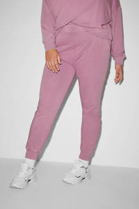 C&A XL Clockhouse slim fit sweatpants roze