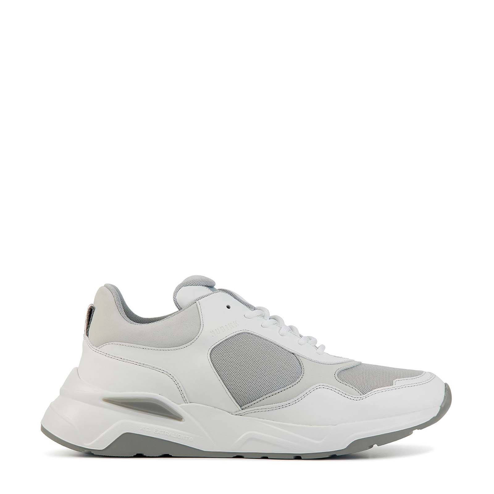 Nubikk Dusk Marine nubuck sneakers wit/grijs | wehkamp