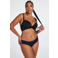 Hunkemöller bikinibroekje Scallop met textuur zwart