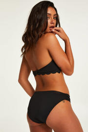 thumbnail: Hunkemöller bikinibroekje Scallop met textuur zwart