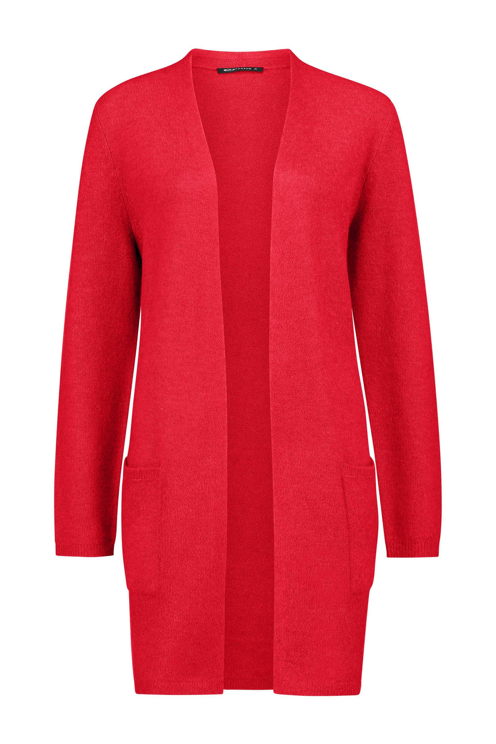 rood lang dames vest
