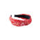 PIECES haarband PCSIO met bloemenprint rood