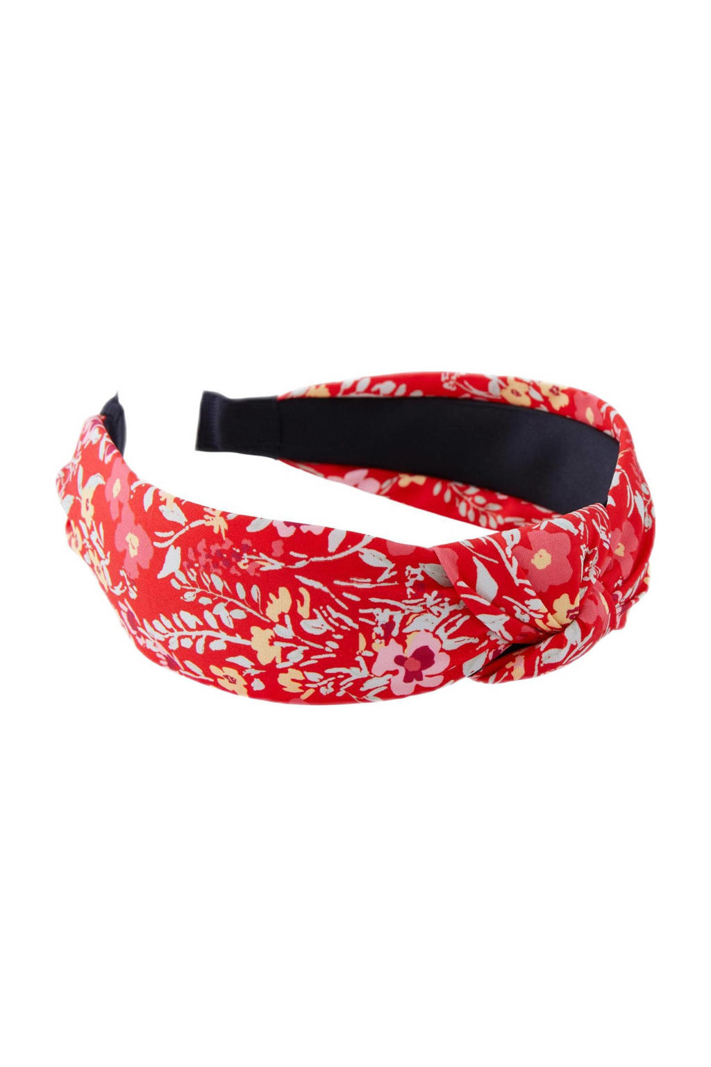 PIECES haarband PCSIO met bloemenprint rood
