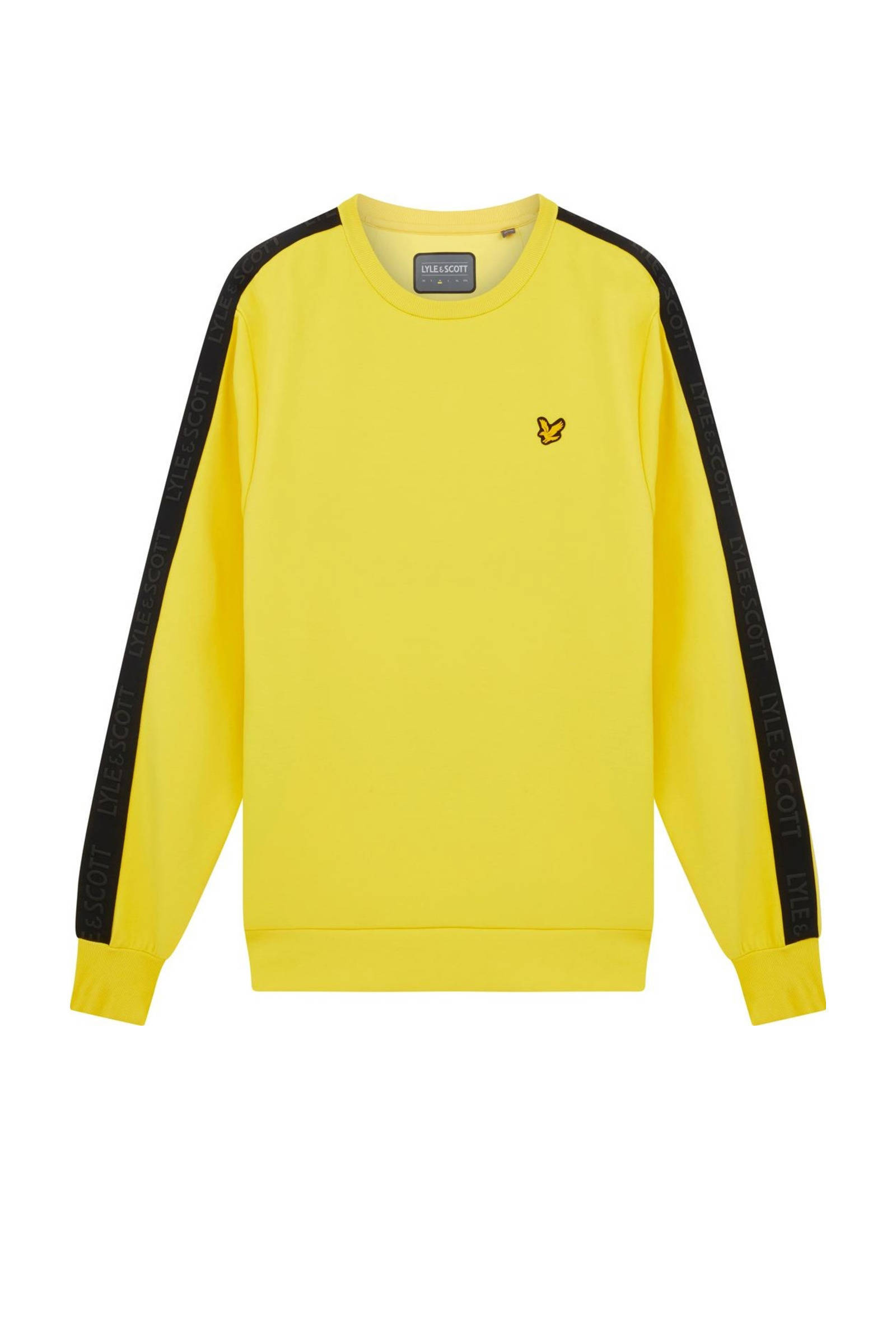 Lyle \u0026 Scott sweater geel/zwart | wehkamp