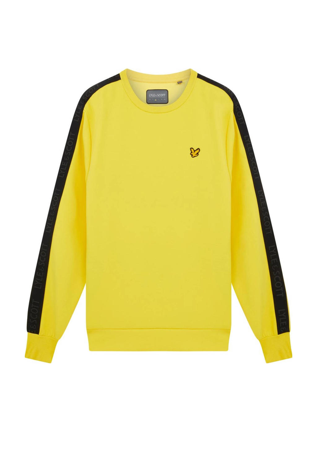 Lyle & Scott sweater geel/zwart