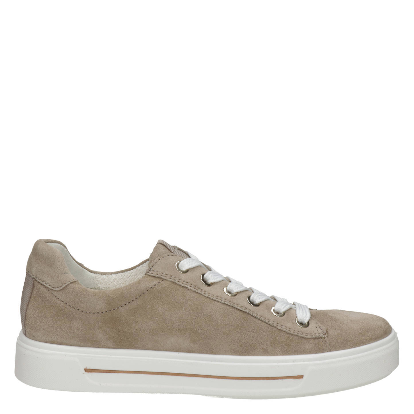 Ara Avio suède sneakers beige | wehkamp