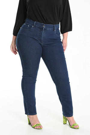 slim fit jeans donkerblauw