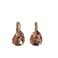 Otazu gold plated oorbellen met Swarovski kristallen Lacrima