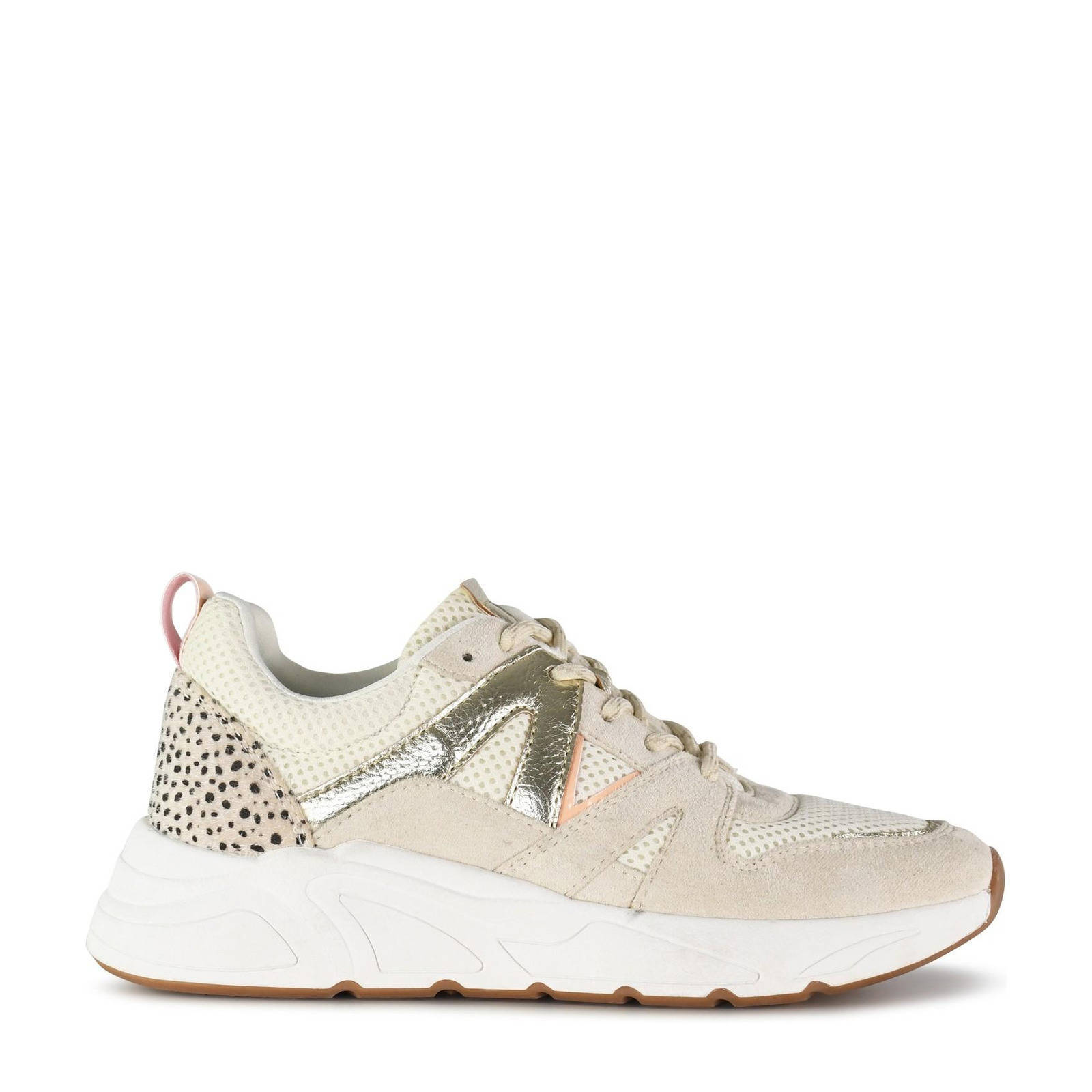 POSH by Poelman Carocel chunky sneakers beige/ecru | wehkamp