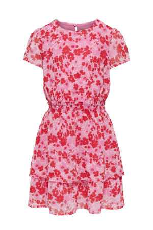 gebloemde jurk KOGISABELLA-SUNA roze/rood