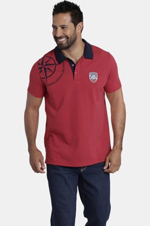 polo ERING Plus Size rood