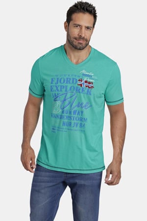 T-shirt NORDGER Plus Size groen
