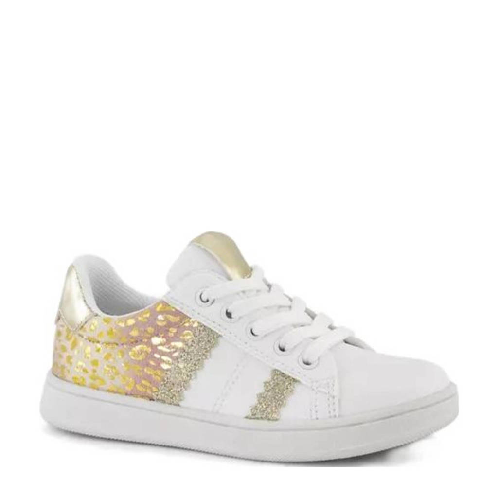 Cupcake Couture   sneakers met glitters wit/goud