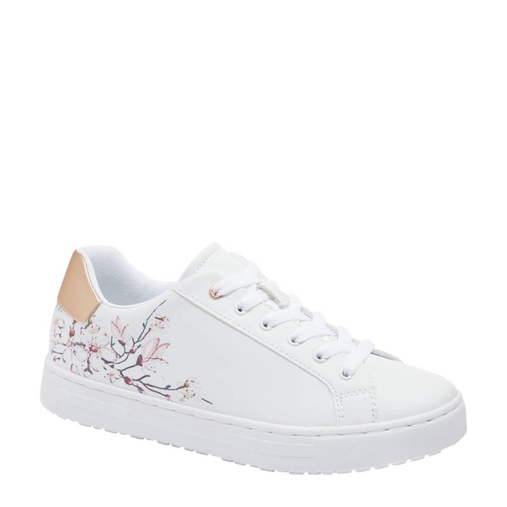 band verkiezing Veel Graceland sneakers met bloemenprint wit | wehkamp