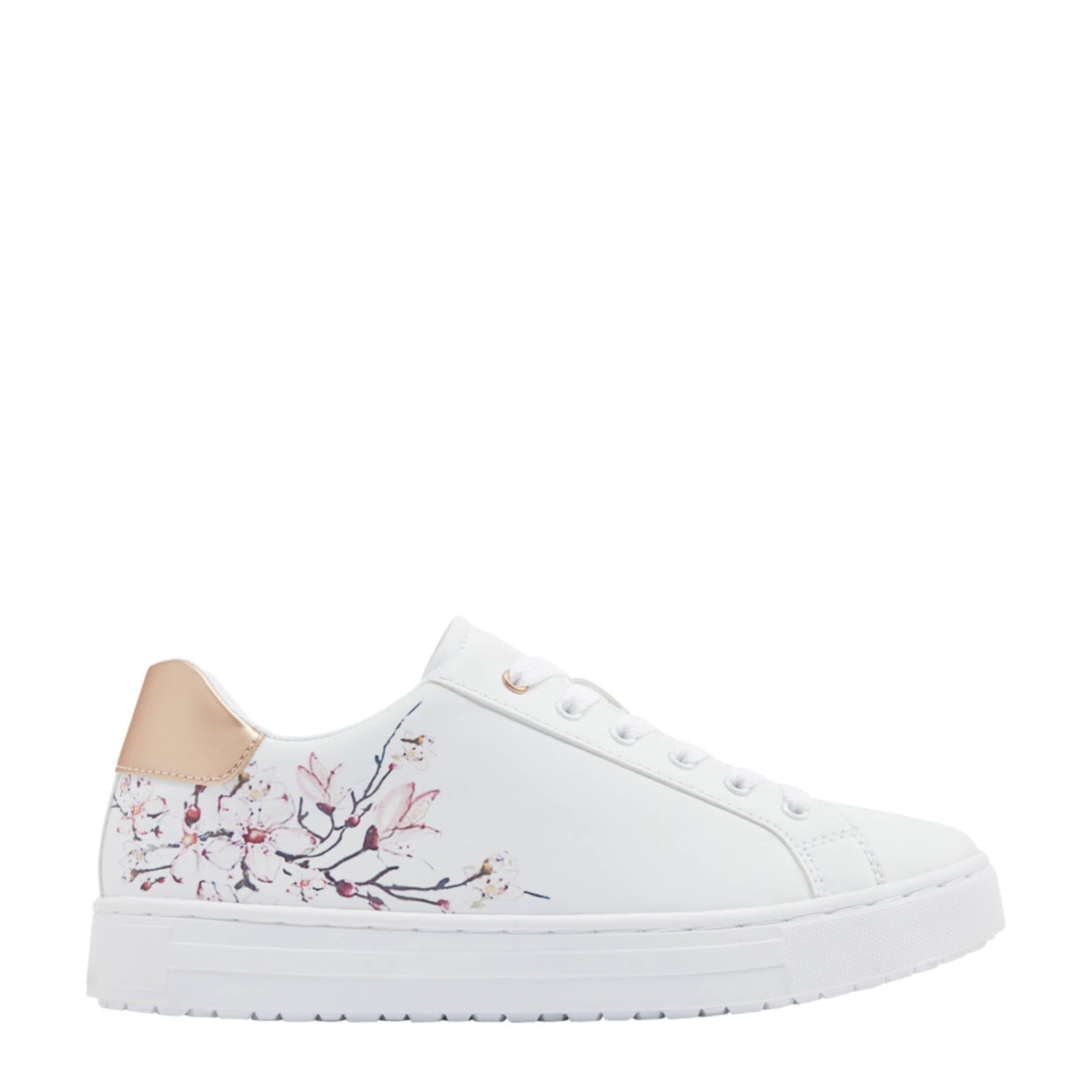 Graceland sneakers met bloemenprint wit | wehkamp