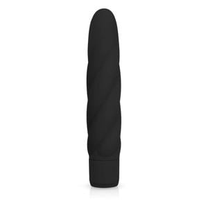 Deluxe Siliconen vibrator - Zwart