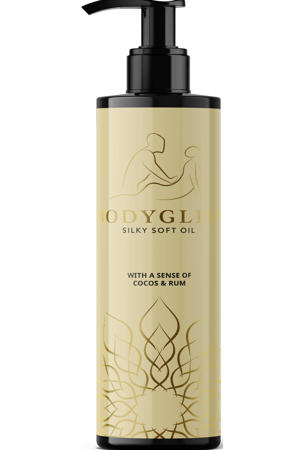 massage olie en glijmiddel in één - Kokos & Rum - 150 ml