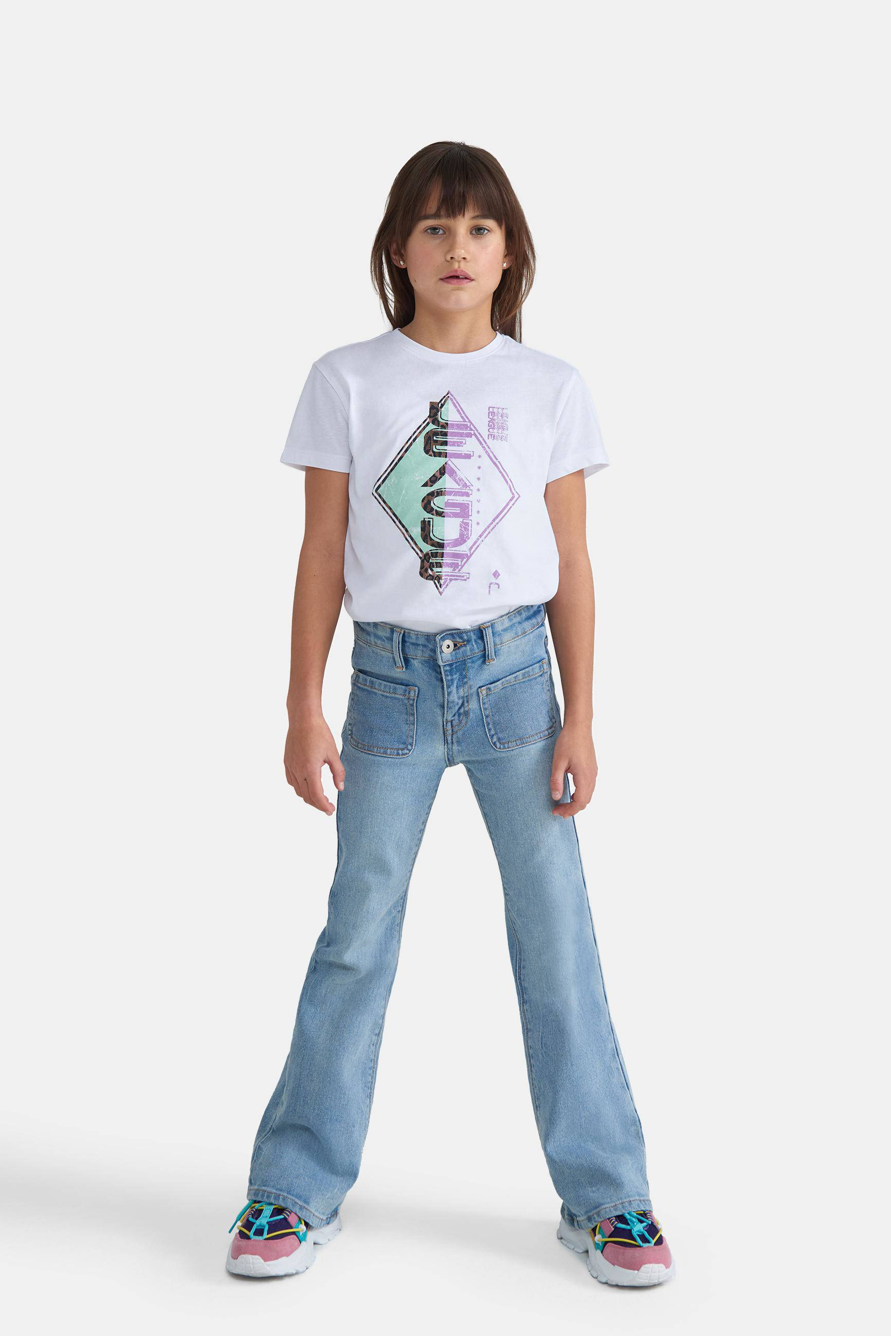 Flared pants broeken \u0026 jeans voor meisjes in de maat 152 | KLEDING.nl