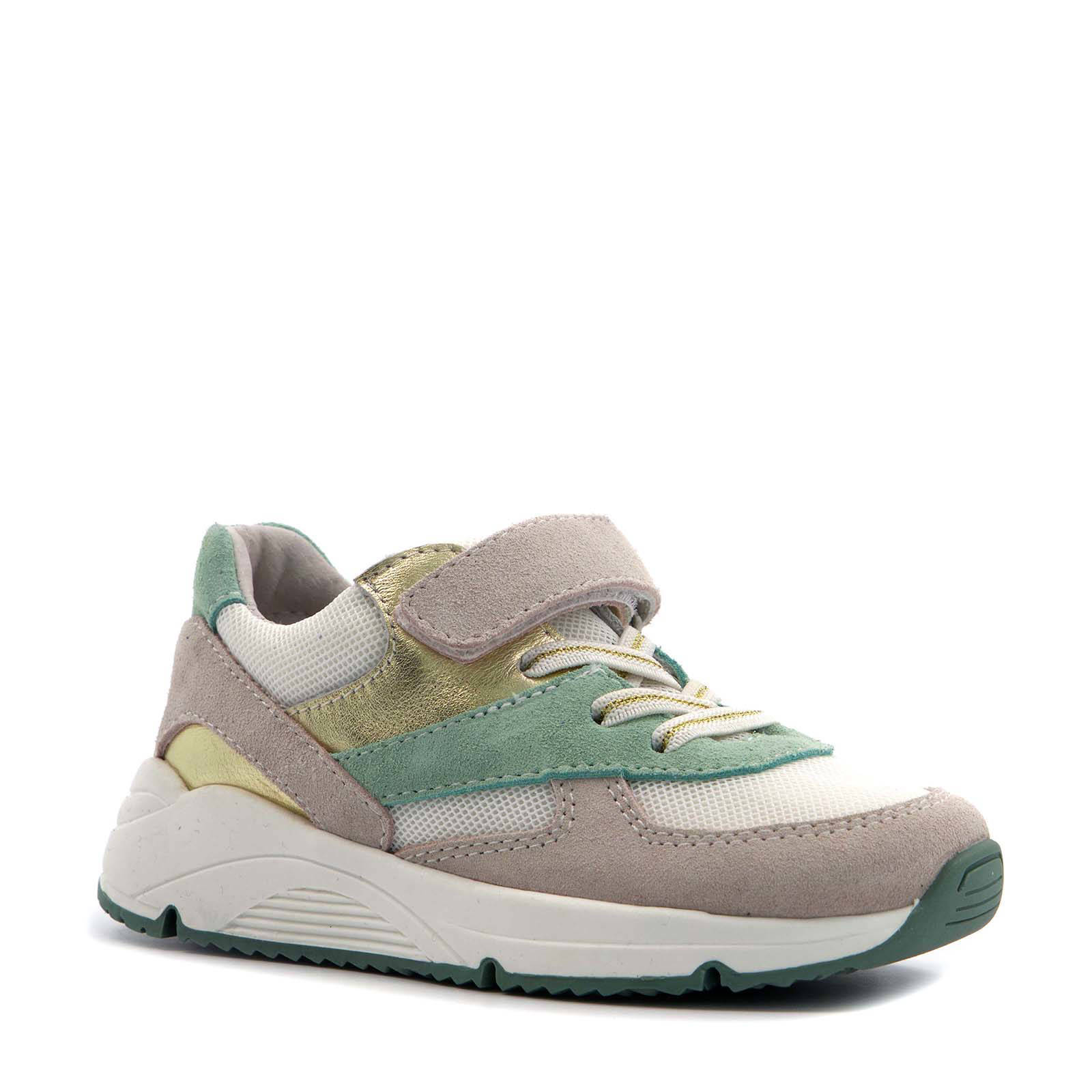 Scapino TwoDay leren sneakers beige/multi | wehkamp