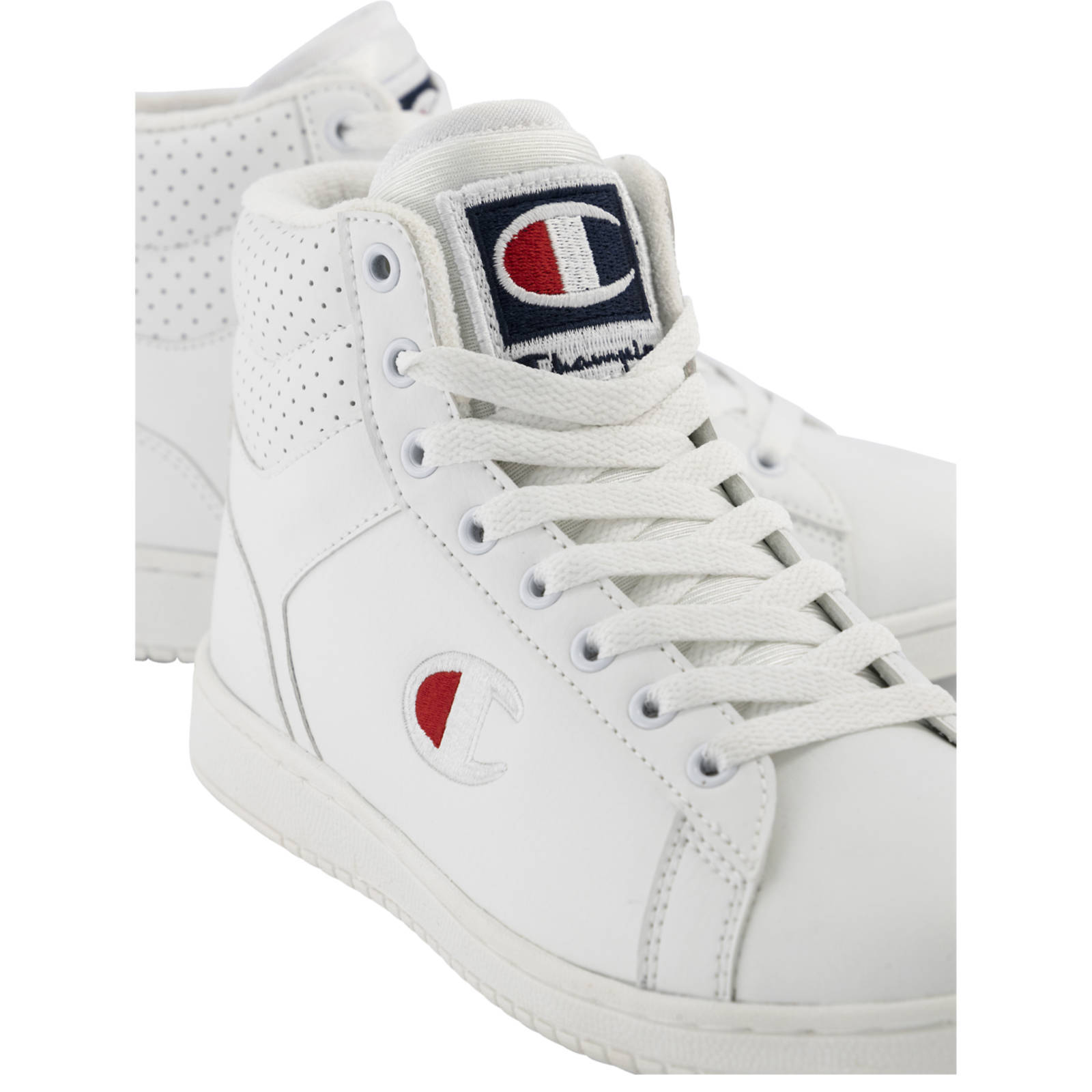 Champion hoge sneakers wit | wehkamp