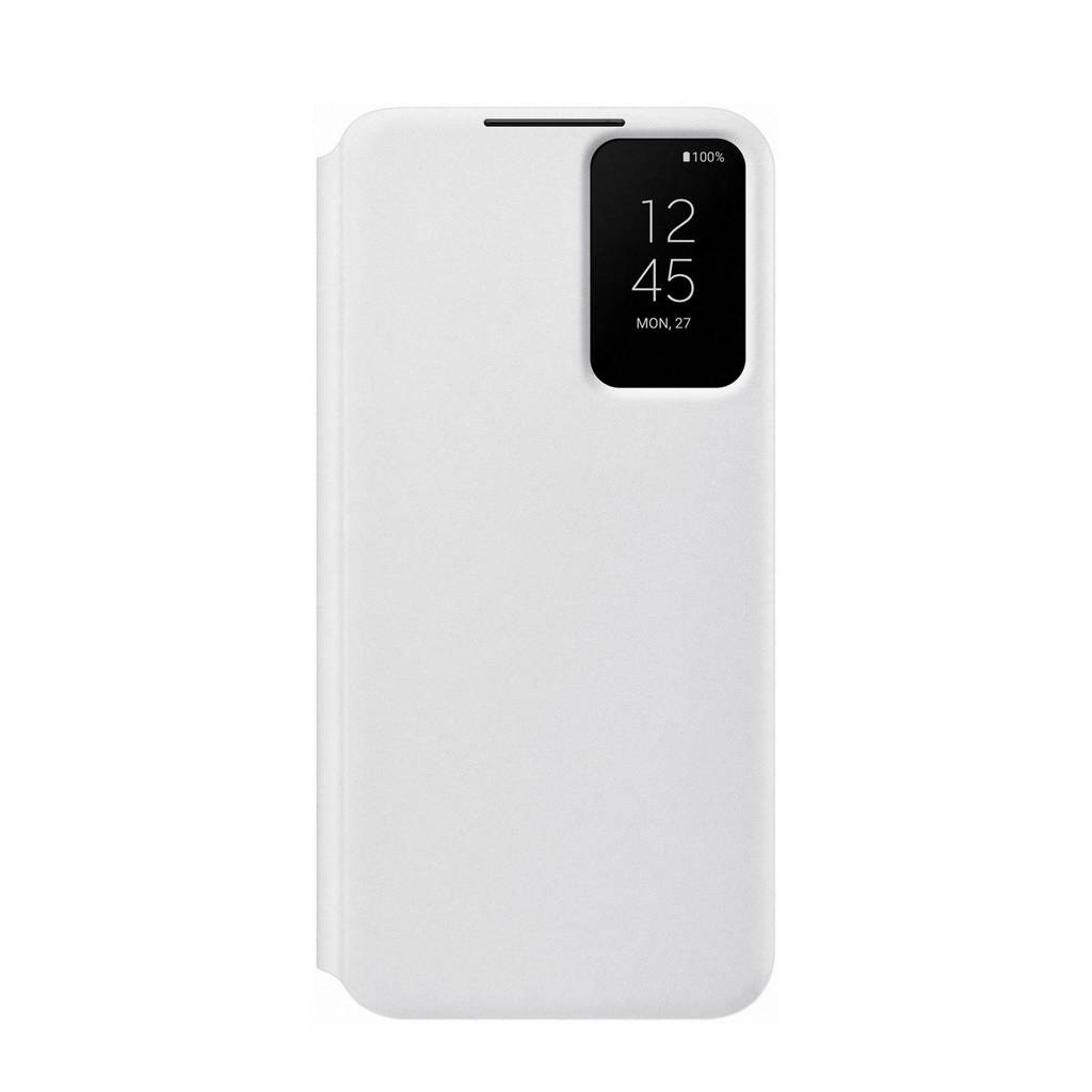 Samsung Galaxy S22+ Smart Clear View Cover (Wit)
