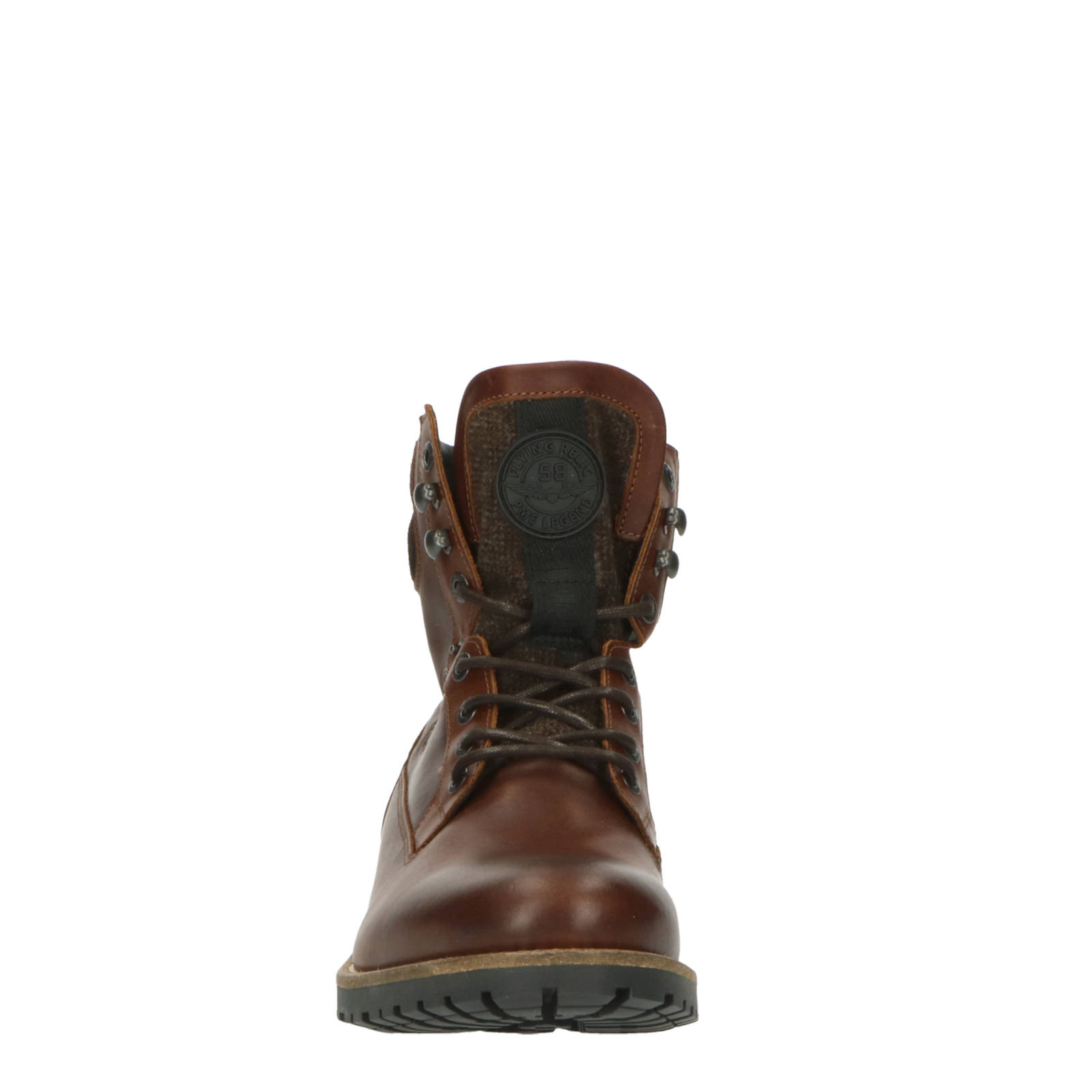 PME Legend Cargotanker leren veterboots cognac | wehkamp