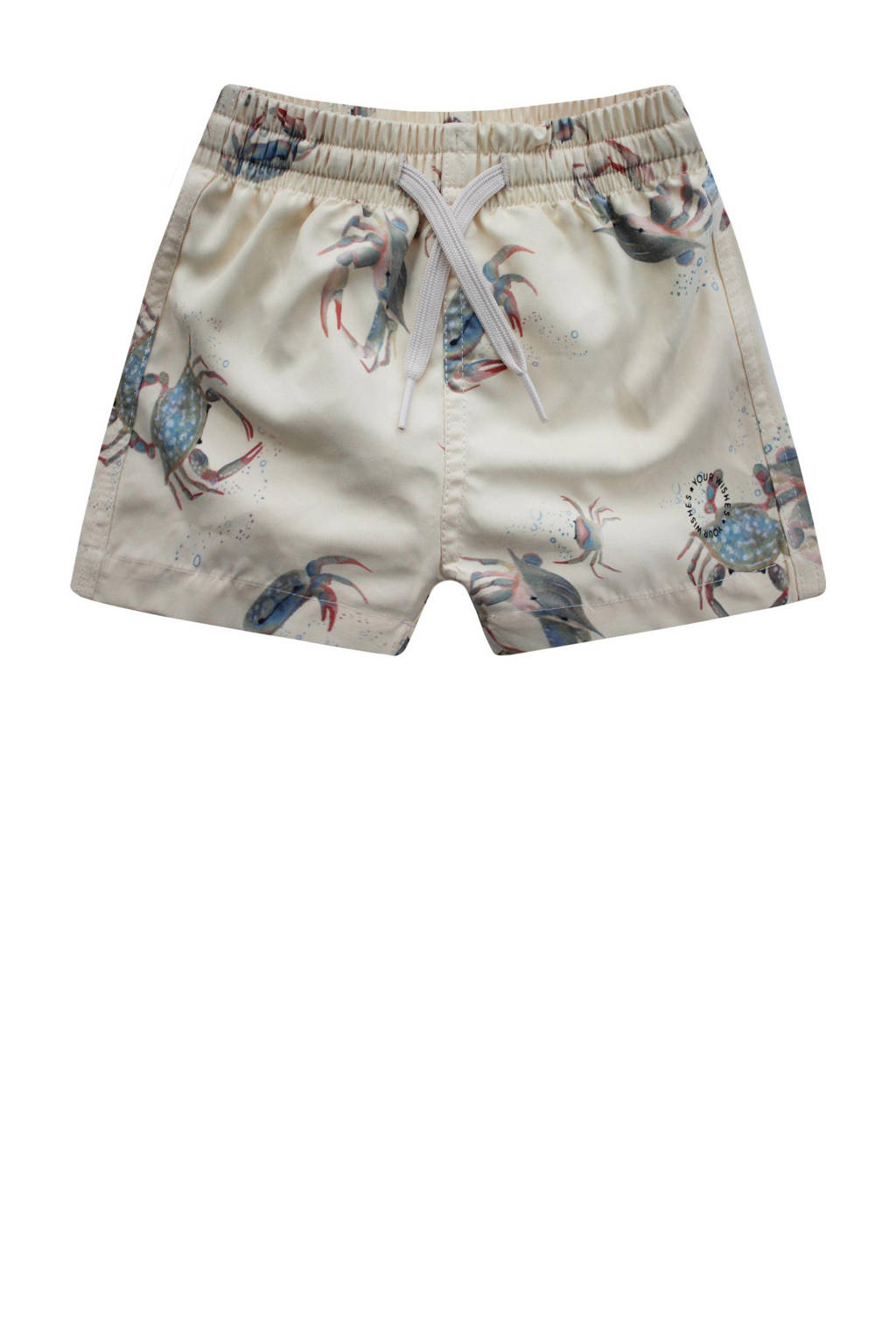 Your Wishes Shawn zwemboxer ecru/blauw, Ecru/blauw