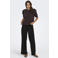 JDY high waist wide leg broek JDYLOUISVILLE zwart