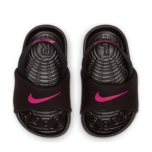 Kawa Slide  slippers zwart/roze