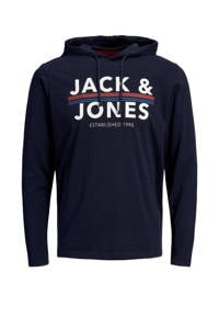 JACK & JONES hoodie JACRON donkerblauw, Donkerblauw