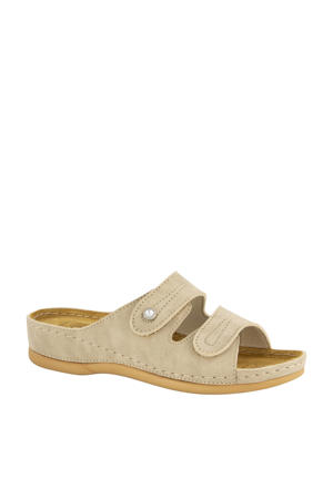 slippers beige
