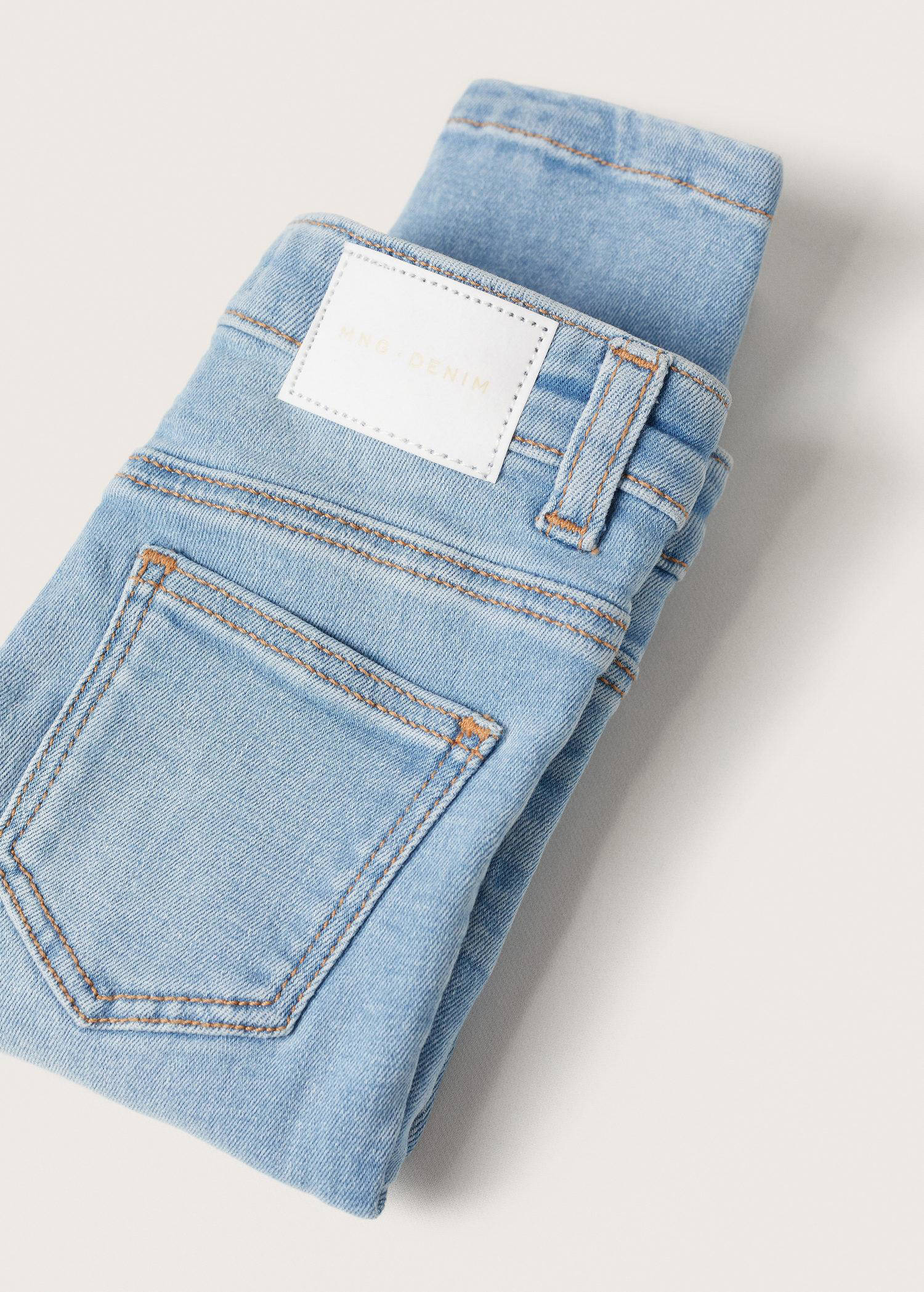 Mango Kids slim fit jeans lichtblauw | wehkamp