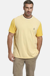 Charles Colby T-shirt EARL KREIN Plus Size geel