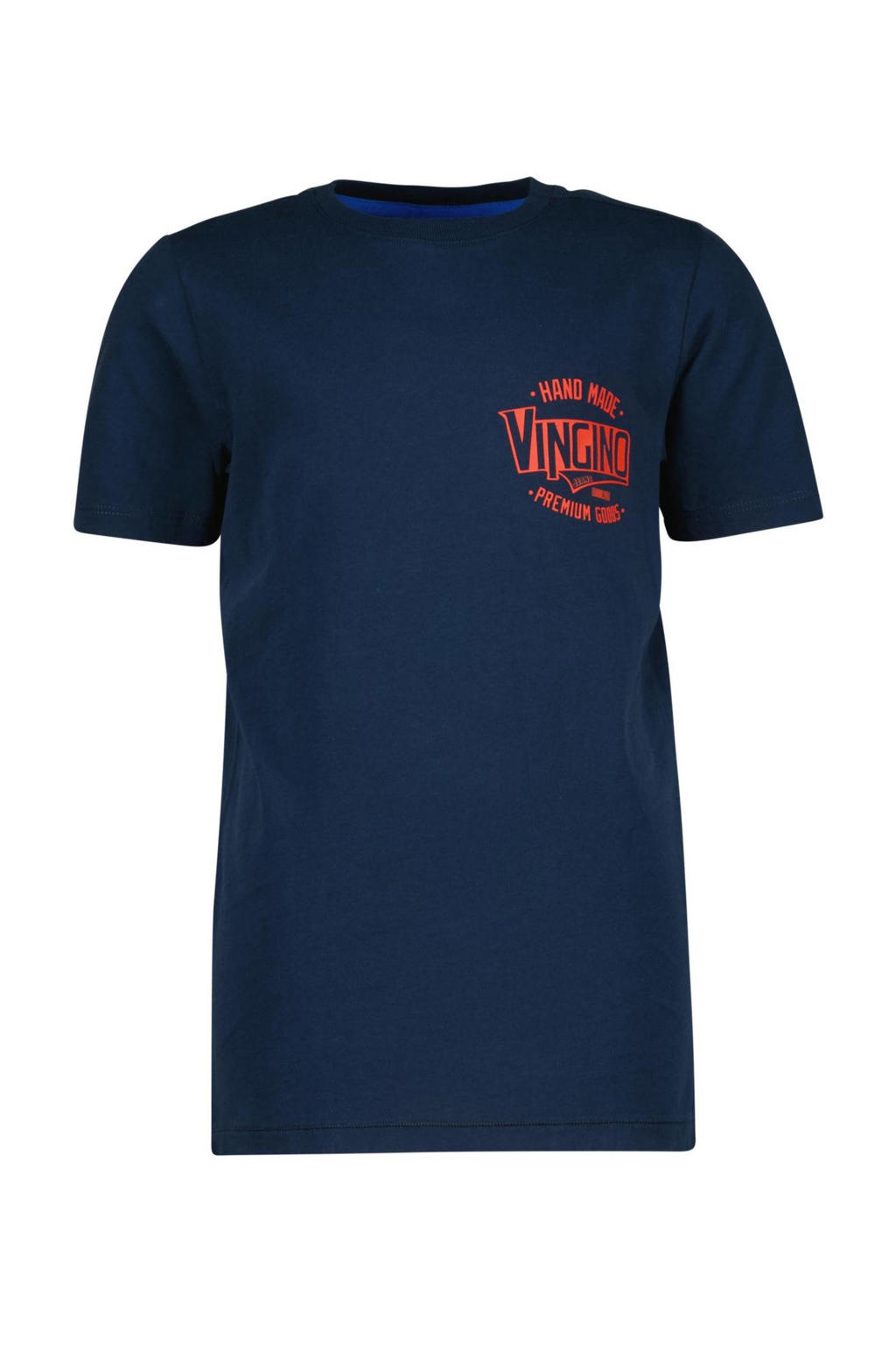 Vingino T-shirt Hamp met printopdruk donkerblauw