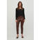 VILA gecoate legging VIDAGMAR bruin