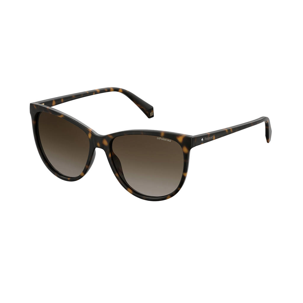 Polaroid zonnebril 4066/S met tortoise print bruin