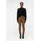 OBJECT coated skinny legging OBJBELLE donkerbruin